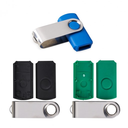 Carcaça Pen Drive Giratório Brilhante Personalizada Carcaça Pen Drive Giratório Brilhante Personalizada