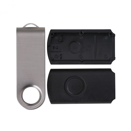 Carcaça Pen Drive Giratório Escovado Personalizada Carcaça Pen Drive Giratório Escovado Personalizada