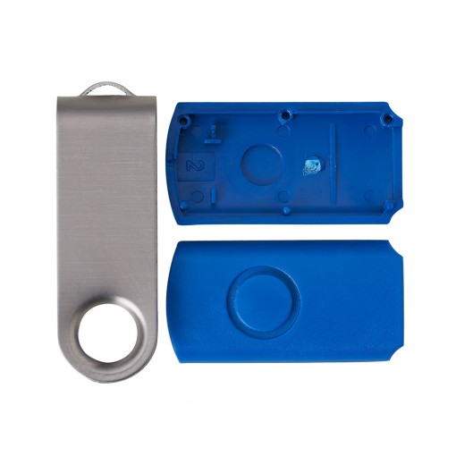 Carcaça Pen Drive Giratório Escovado Personalizada Carcaça Pen Drive Giratório Escovado Personalizada