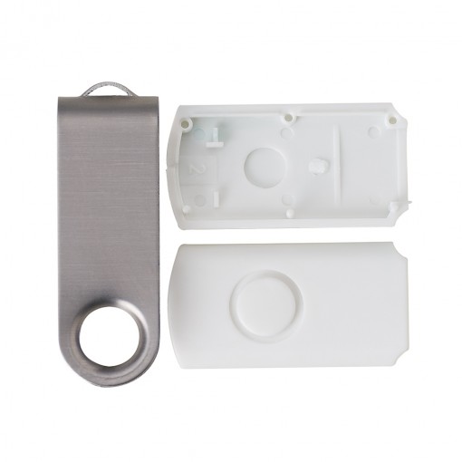 Carcaça Pen Drive Giratório Escovado Personalizada Carcaça Pen Drive Giratório Escovado Personalizada