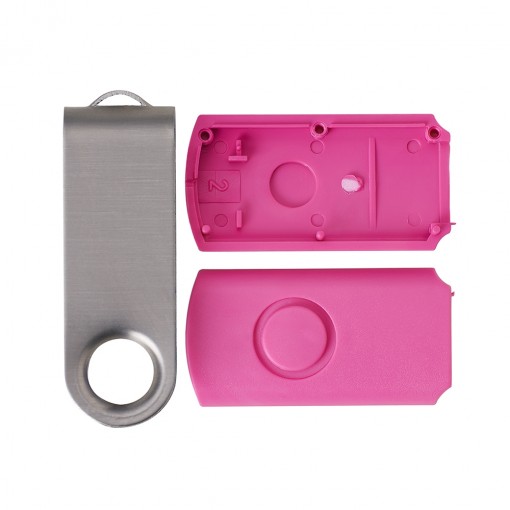 Carcaça Pen Drive Giratório Escovado Personalizada Carcaça Pen Drive Giratório Escovado Personalizada