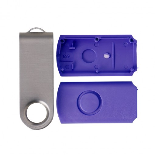 Carcaça Pen Drive Giratório Escovado Personalizada Carcaça Pen Drive Giratório Escovado Personalizada