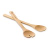 Conjunto De 2 Talheres Em Bambu Personalizado Conjunto De 2 Talheres Em Bambu Personalizado