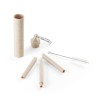Conjunto De Canudo Telescópico De Fibra De Bambu Personalizado Conjunto De Canudo Telescópico De Fibra De Bambu Personalizado