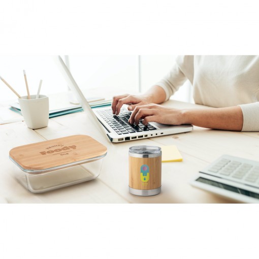 Copo Em Bambu E Inox 350Ml Personalizado Copo Em Bambu E Inox 350Ml Personalizado
