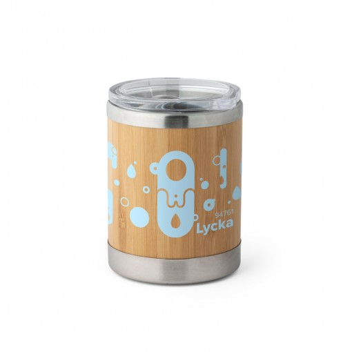 Copo Em Bambu E Inox 350Ml Personalizado Copo Em Bambu E Inox 350Ml Personalizado