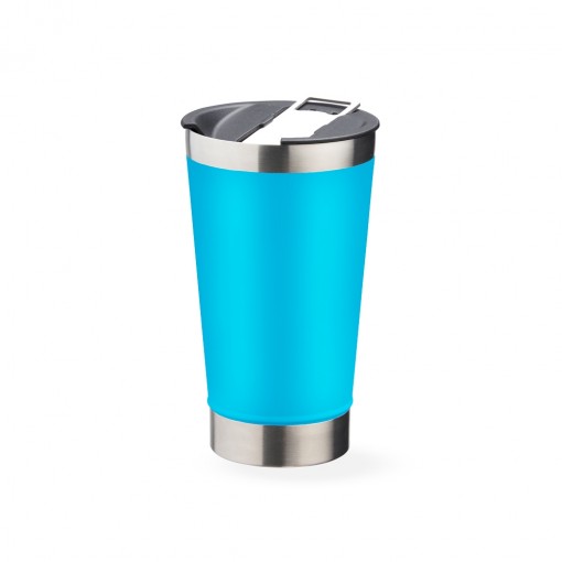 Copo térmico 500Ml com abridor personalizado Copo térmico 500Ml com abridor personalizado