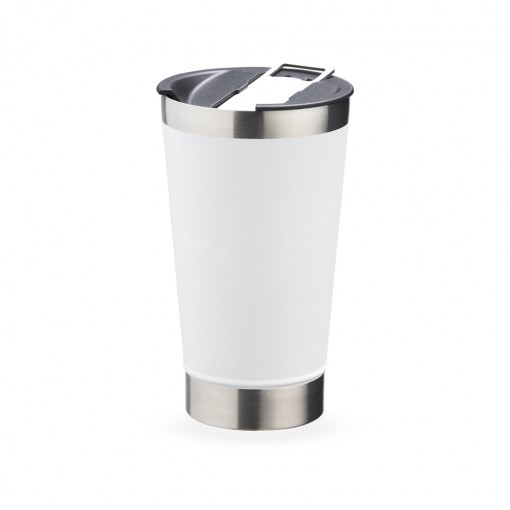 Copo térmico 500Ml com abridor personalizado Copo térmico 500Ml com abridor personalizado