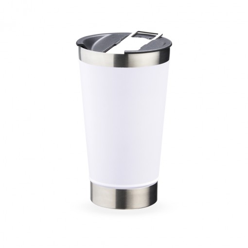 Copo térmico 500Ml com abridor personalizado Copo térmico 500Ml com abridor personalizado