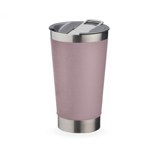 Copo térmico 500Ml com abridor personalizado Copo térmico 500Ml com abridor personalizado