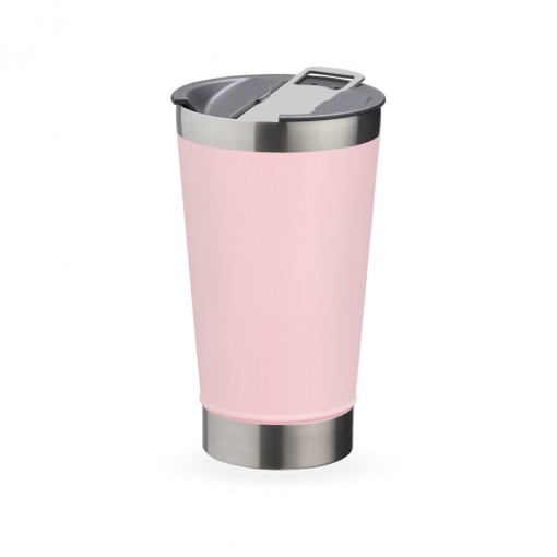 Copo térmico 500Ml com abridor personalizado Copo térmico 500Ml com abridor personalizado