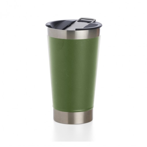 Copo térmico 500Ml com abridor personalizado Copo térmico 500Ml com abridor personalizado