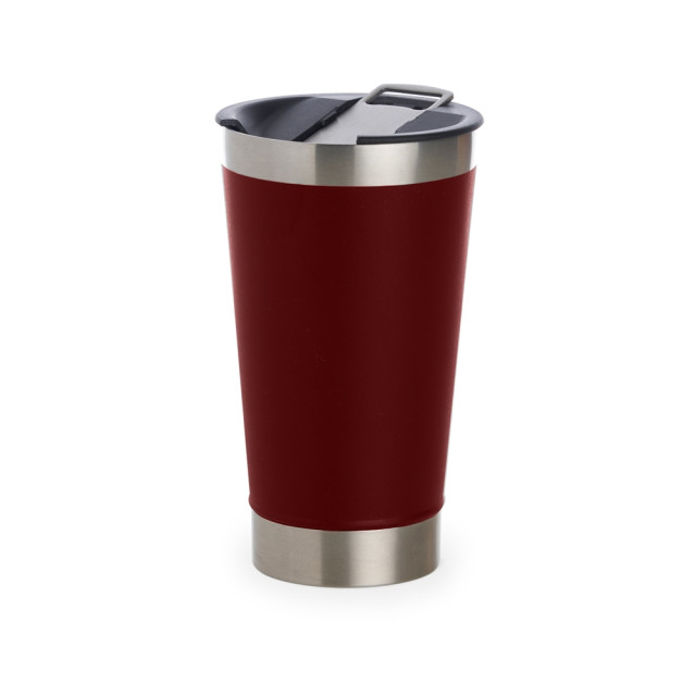 Copo térmico 500Ml com abridor personalizado