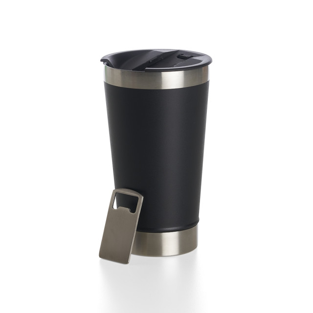 Copo térmico 500Ml com abridor personalizado