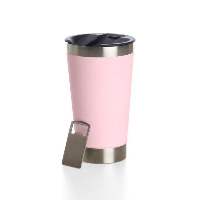 Copo térmico 500Ml com abridor personalizado