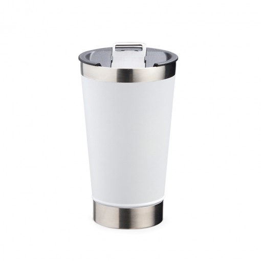 Copo térmico 500Ml com abridor personalizado Copo térmico 500Ml com abridor personalizado