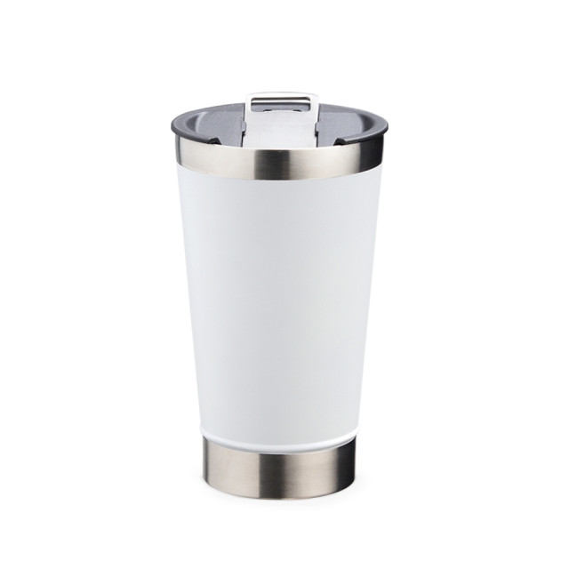 Copo térmico 500Ml com abridor personalizado