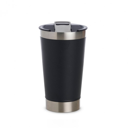 Copo térmico 500Ml com abridor personalizado Copo térmico 500Ml com abridor personalizado