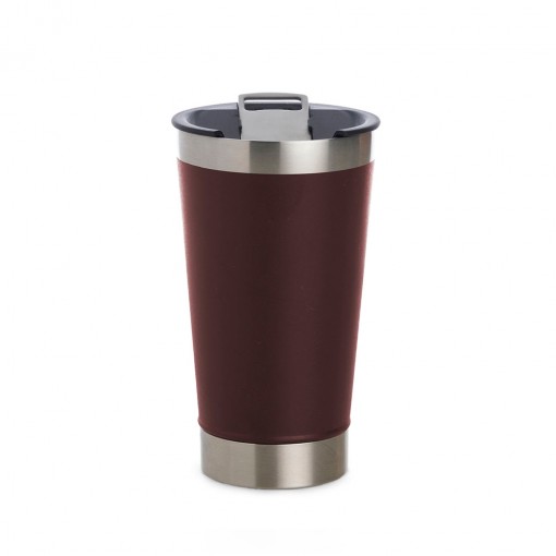 Copo térmico 500Ml com abridor personalizado Copo térmico 500Ml com abridor personalizado