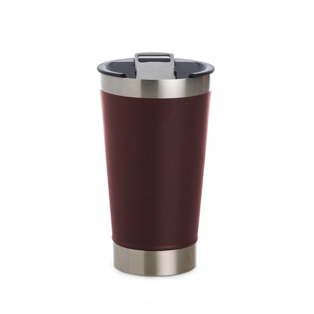 Copo térmico 500Ml com abridor personalizado