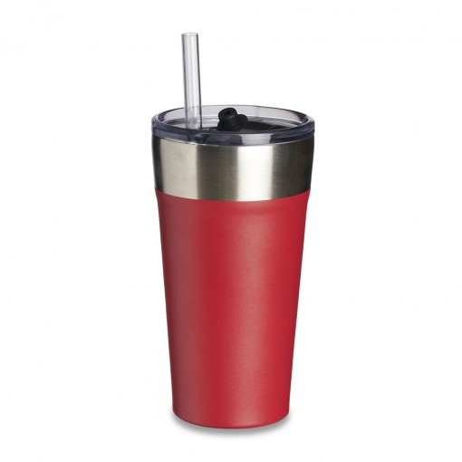 Copo Térmico Com Canudo 500Ml Personalizado Copo Térmico Com Canudo 500Ml Personalizado