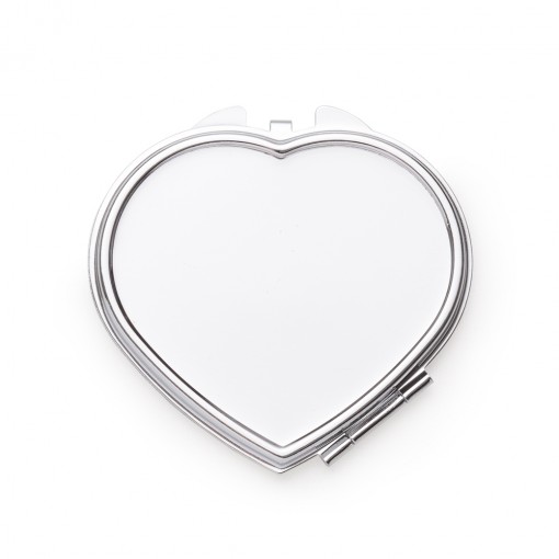 Espelho Metal Coração Com Aumento Personalizado Espelho Metal Coração Com Aumento Personalizado