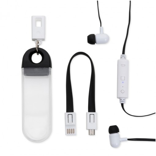 Fone De Ouvido Bluetooth Com Estojo E Cabo Personalizado Fone De Ouvido Bluetooth Com Estojo E Cabo Personalizado