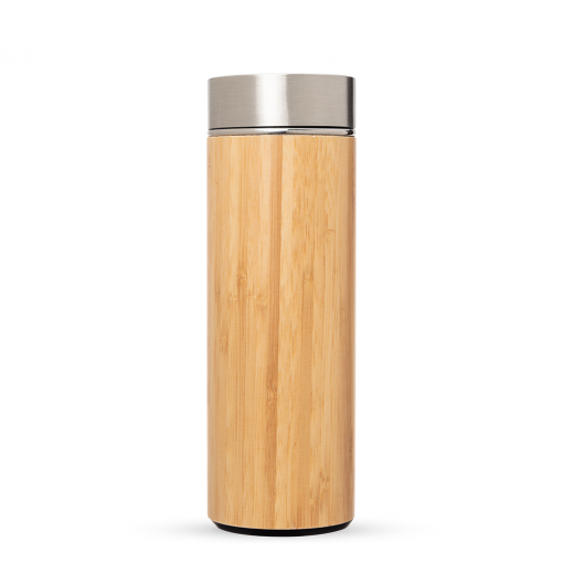 Garrafa Em Bambu E Aço Inox Personalizada Garrafa Em Bambu E Aço Inox Personalizada