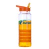 Garrafa plástica com canudo personalizada Garrafa plástica com canudo personalizada
