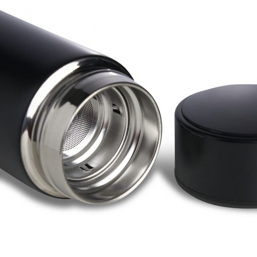 Garrafa Térmica 400Ml Com Display Led Personalizada Garrafa Térmica 400Ml Com Display Led Personalizada