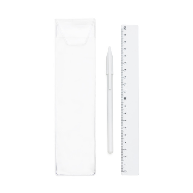 Kit Caneta E Régua Personalizada