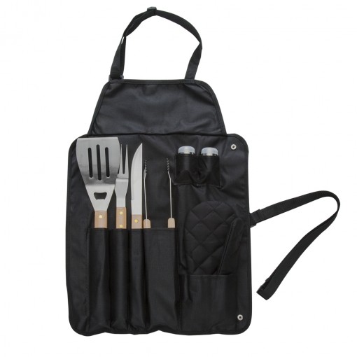 Kit Churrasco Avental 6 Peças Personalizado Kit Churrasco Avental 6 Peças Personalizado