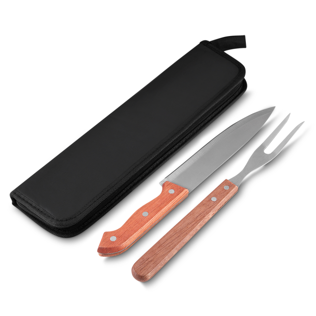 Kit churrasco estojo em nylon personalizado