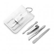 Kit manicure transparente 4 pçs personalizado