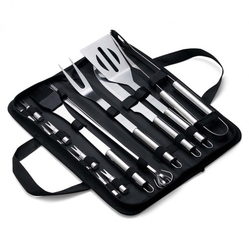 Kit Para Churrasco Personalizado Com 17 Peças Kit Para Churrasco Personalizado Com 17 Peças