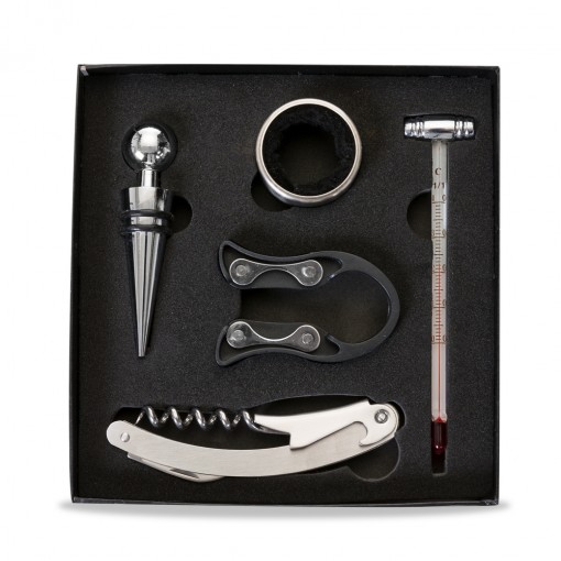 Kit Vinho 5 Peças Com Logo Kit Vinho 5 Peças Com Logo