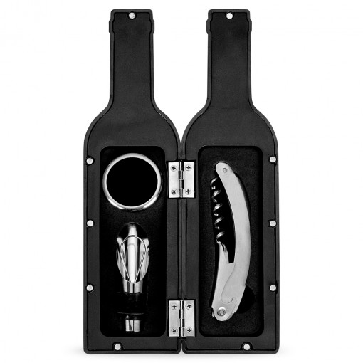 Kit Vinho Garrafa 3 Peças Personalizado Kit Vinho Garrafa 3 Peças Personalizado