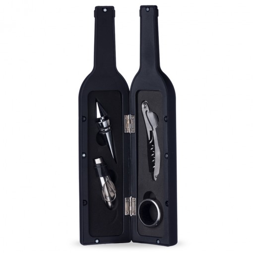 Kit Vinho Garrafa 4 Peças Personalizado Kit Vinho Garrafa 4 Peças Personalizado