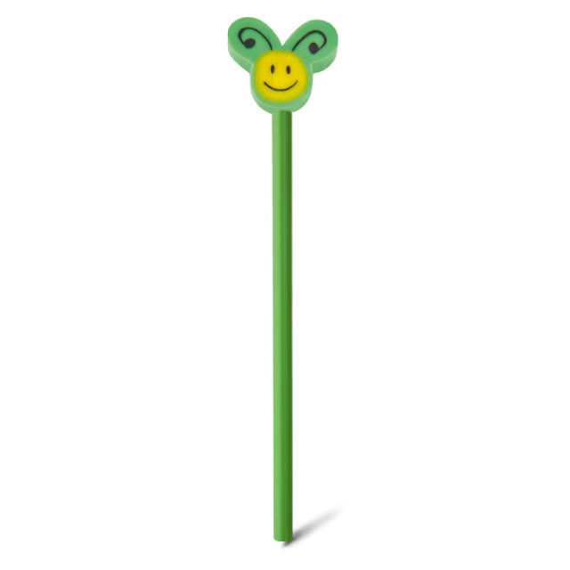 Lápis Com Boneco De Borracha Personalizado