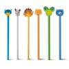 Lápis Com Boneco De Borracha Personalizado Lápis Com Boneco De Borracha Personalizado