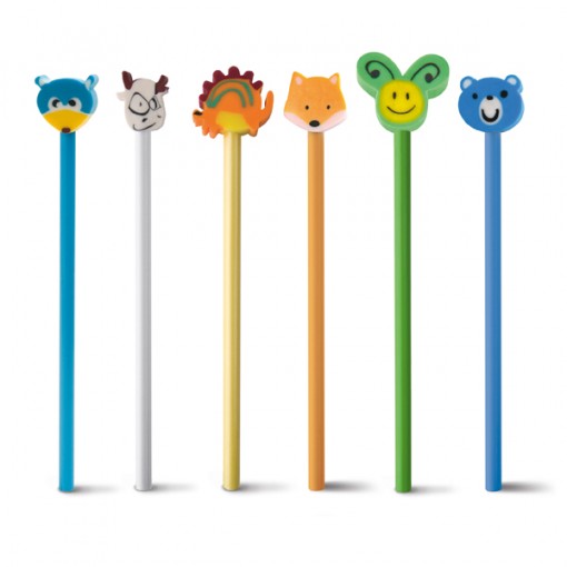 Lápis Com Boneco De Borracha Personalizado Lápis Com Boneco De Borracha Personalizado