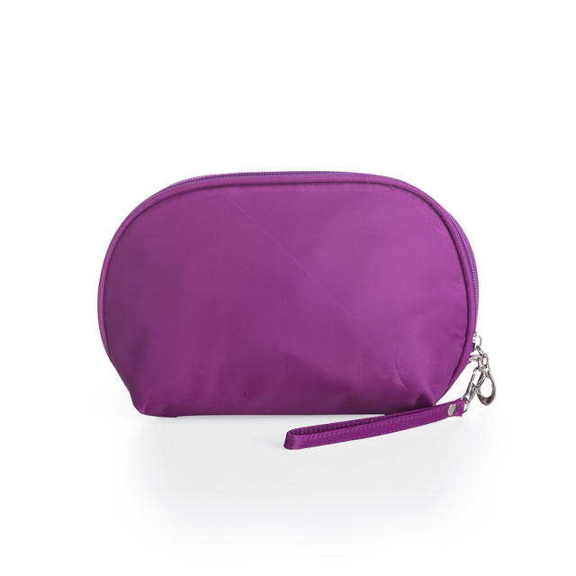 Necessaire meia lua em nylon personalizada