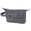 Necessaire Nylon Com Detalhes Em Couro Sintético Com Logo Necessaire Nylon Com Detalhes Em Couro Sintético Com Logo