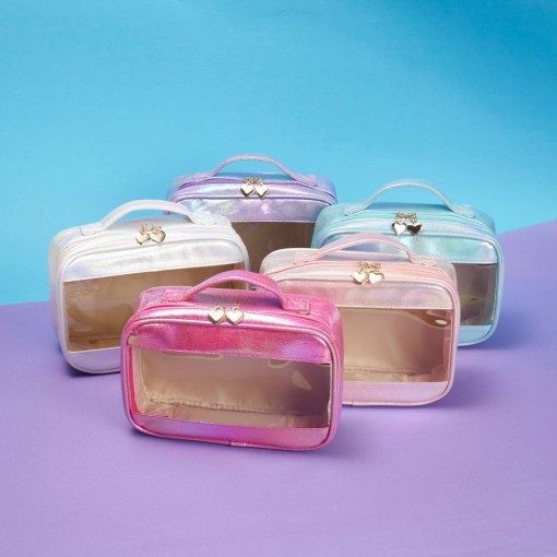 Necessaire Sintética Holográfica Impermeável Personalizada Necessaire Sintética Holográfica Impermeável Personalizada