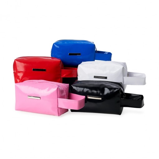 Necessaire Vinil Impermeável Com Plaquinha Para Brinde Personalizado Necessaire Vinil Impermeável Com Plaquinha Para Brinde Personalizado