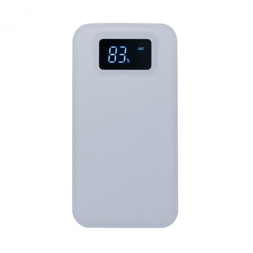 Power Bank Plástico Com Indicador Digital Personalizado Power Bank Plástico Com Indicador Digital Personalizado