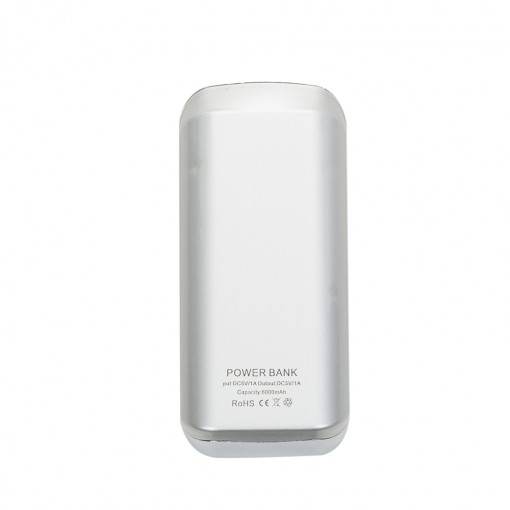 Power Bank Plástico Com Indicador Led E Lanterna Personalizado Power Bank Plástico Com Indicador Led E Lanterna Personalizado