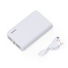 Power Bank Plástico Com Lanterna Personalizado Power Bank Plástico Com Lanterna Personalizado