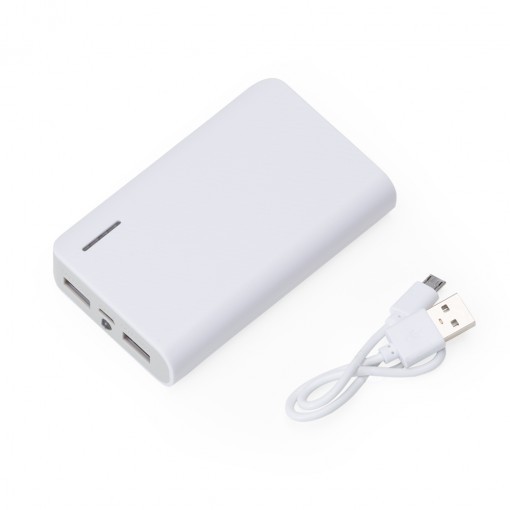 Power Bank Plástico Com Lanterna Personalizado Power Bank Plástico Com Lanterna Personalizado