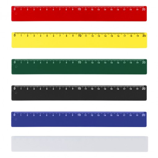 Régua Plástica 20Cm Personalizada Régua Plástica 20Cm Personalizada